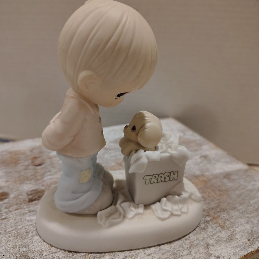 Precious Moments Figurine with Puppy